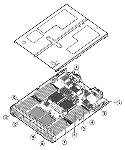 Proliant BL685c G6 Server Image